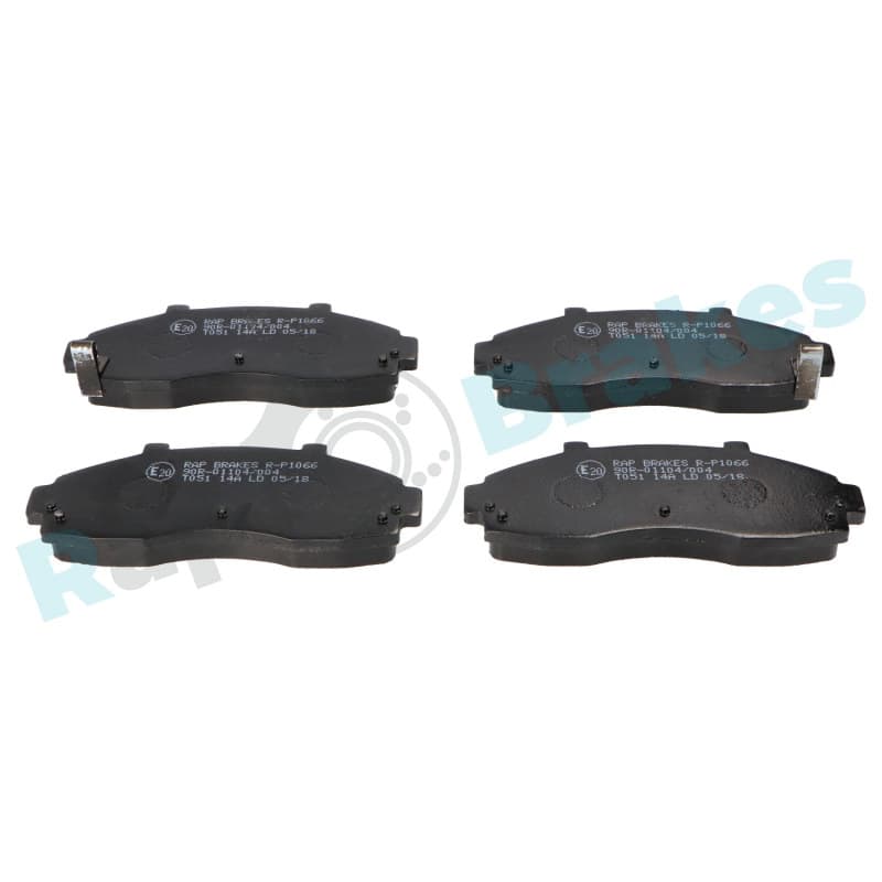 RAPBRAKES R-P1066 stabdžių trinkelių rinkinys, diskinis stabdys