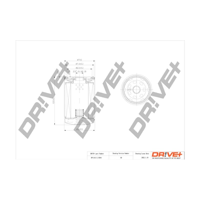 DRVE alyvos filtras DP1110.11.0344