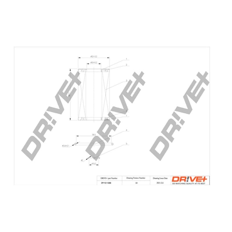 DRVE alyvos filtras DP1110.11.0059