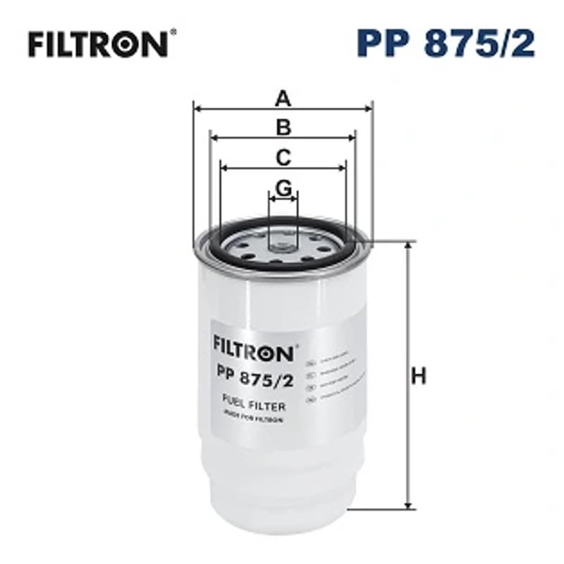 FILTRON Kuro filtras PP 875/2
