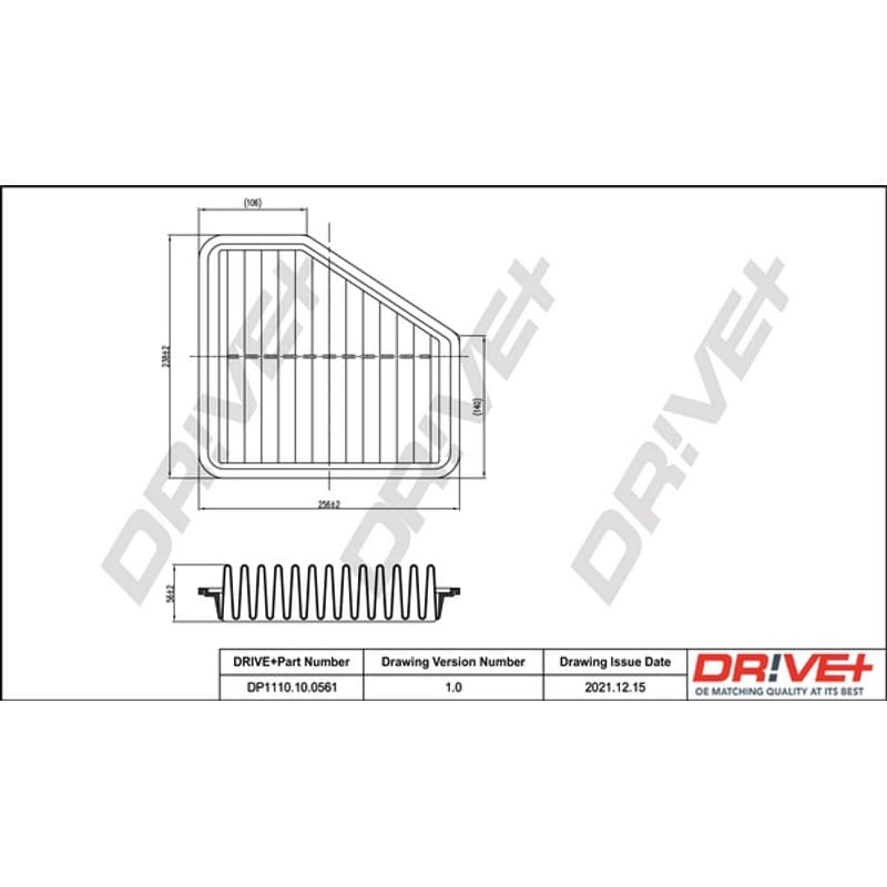 DRVE oro filtras DP1110.10.0561
