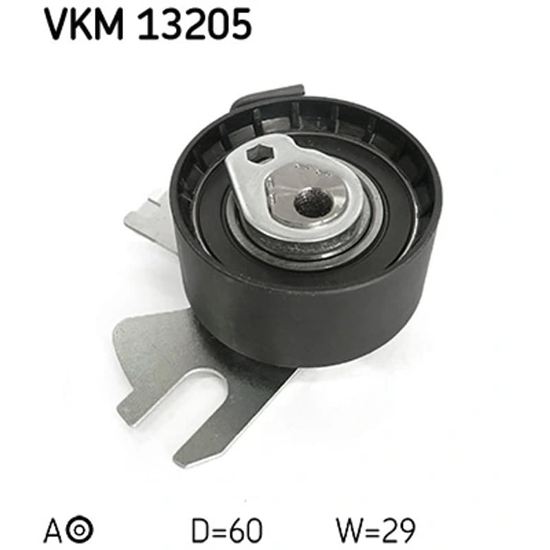 SKF VKM 13205 įtempiklio skriemulys, paskirstymo diržas
