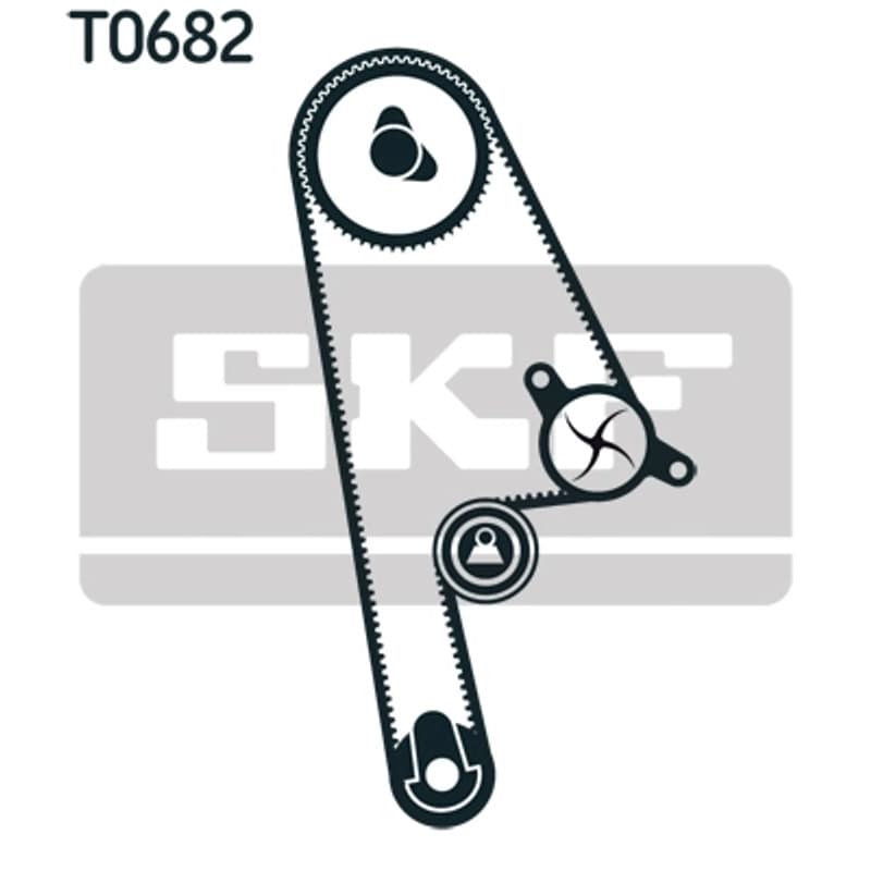 SKF VKMA 93006 paskirstymo diržo komplektas