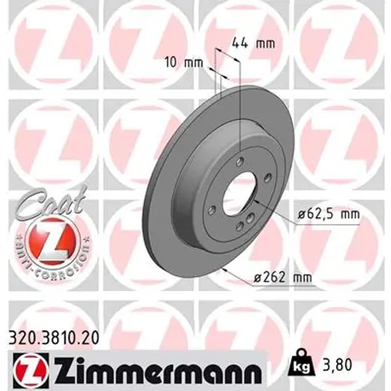 ZIMMERMANN stabdžių diskas 320.3810.20