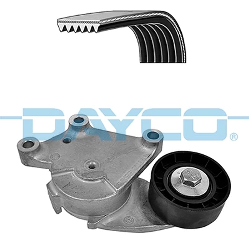 DAYCO V formos rumbuotas diržas, komplektas KPV408