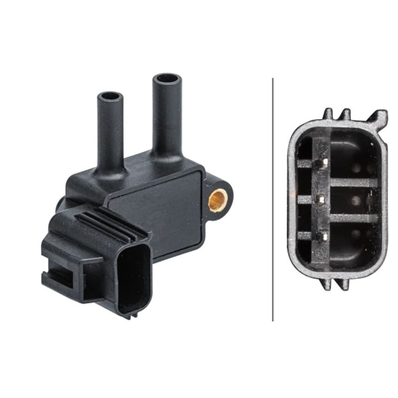 HELLA 6PP 009 409-601 jutiklis, išmetimo slėgis