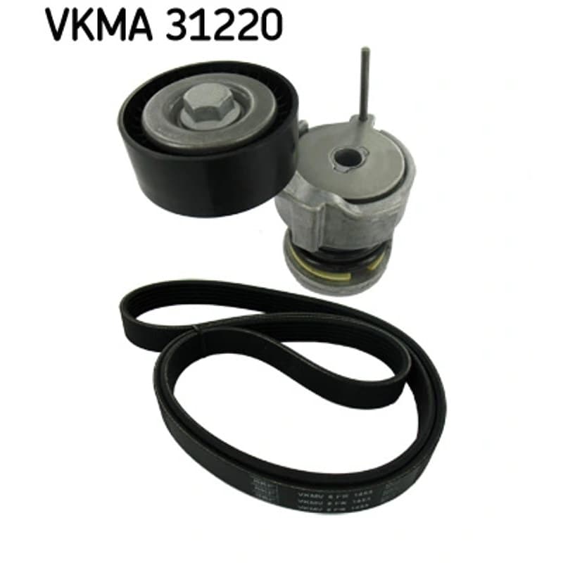 SKF VKMA 31220 V formos rumbuotas diržas, komplektas