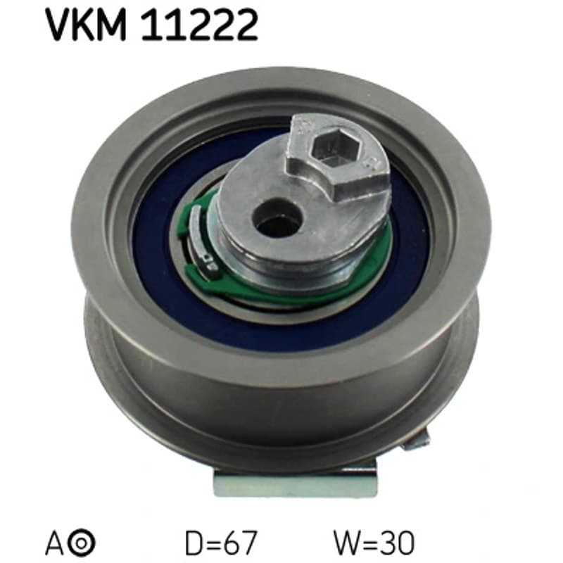 SKF VKM 11222 įtempiklio skriemulys, paskirstymo diržas