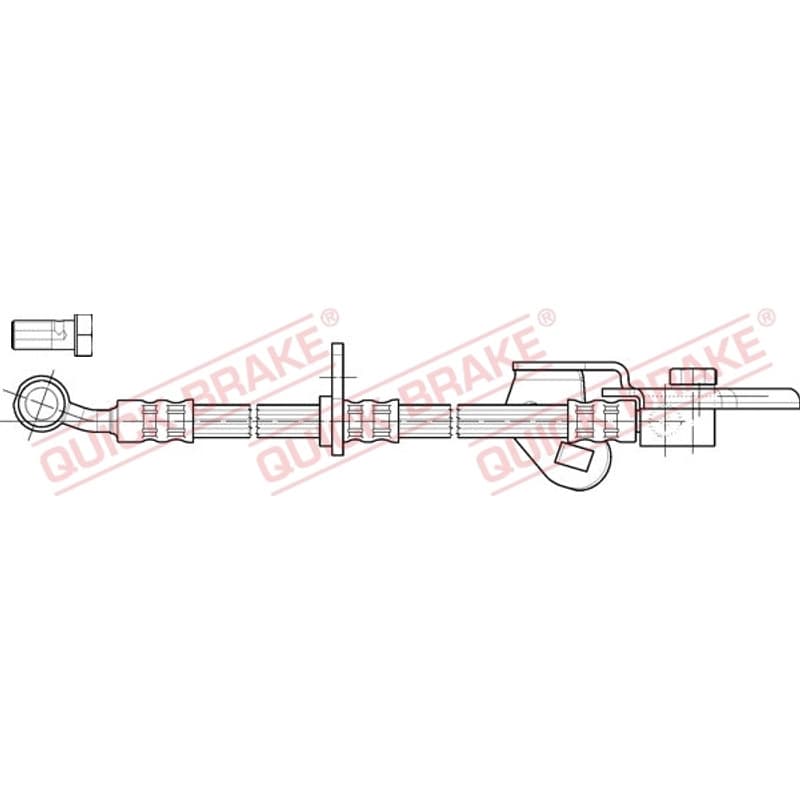 QUICKBRAKE stabdžių žarnelė 80.902X