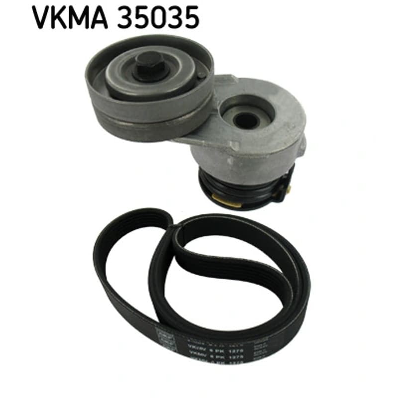 SKF VKMA 35035 V formos rumbuotas diržas, komplektas