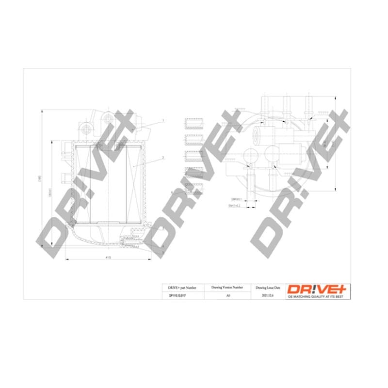 DRVE DP1110.13.0117 kuro filtras
