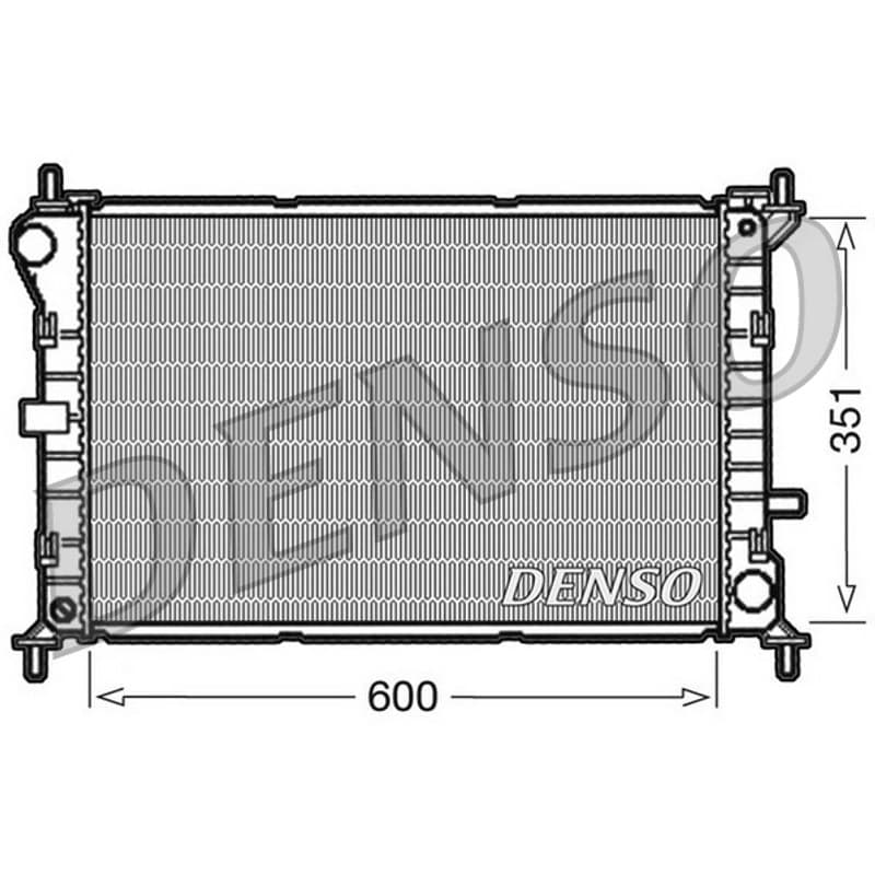 DENSO radiatorius, variklio aušinimas DRM10051