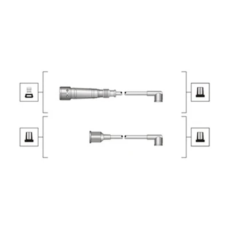 MAGNETIMARELLI uždegimo laido komplektas 941319170017