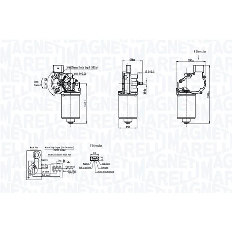 MAGNETIMARELLI valytuvo variklis 064046206010