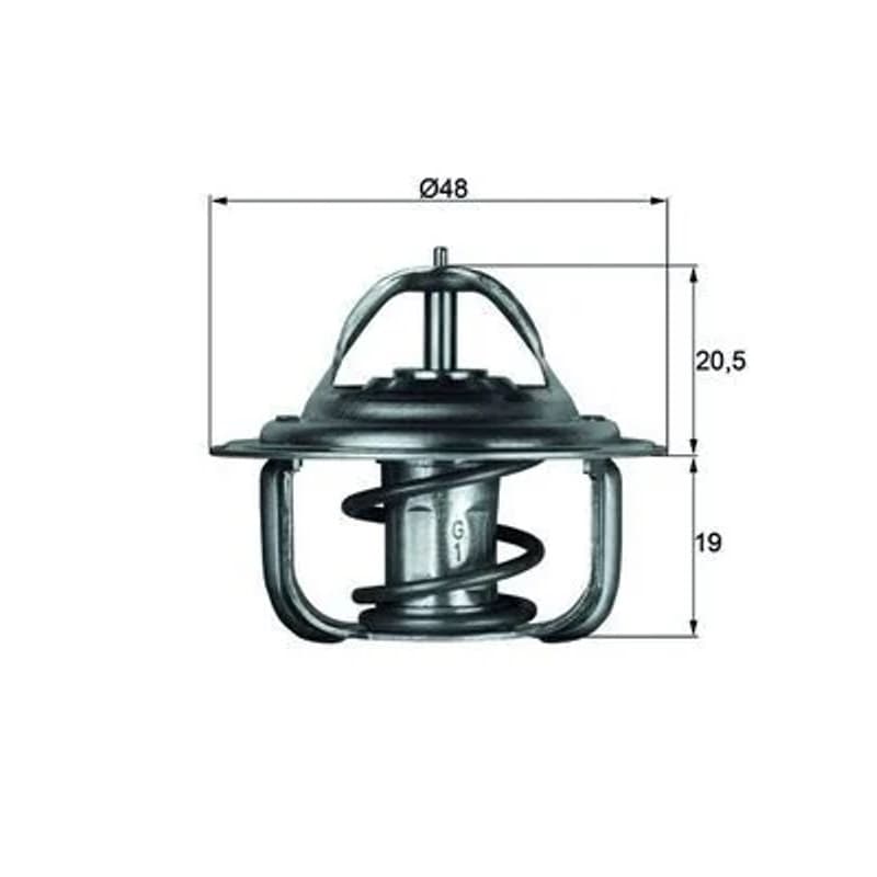 MAHLE TX 1 92D termostatas, aušinimo skystis