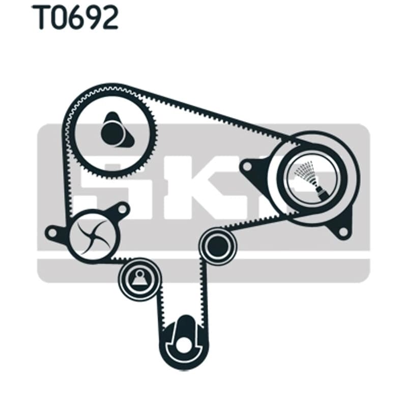 SKF VKMA 94620 paskirstymo diržo komplektas