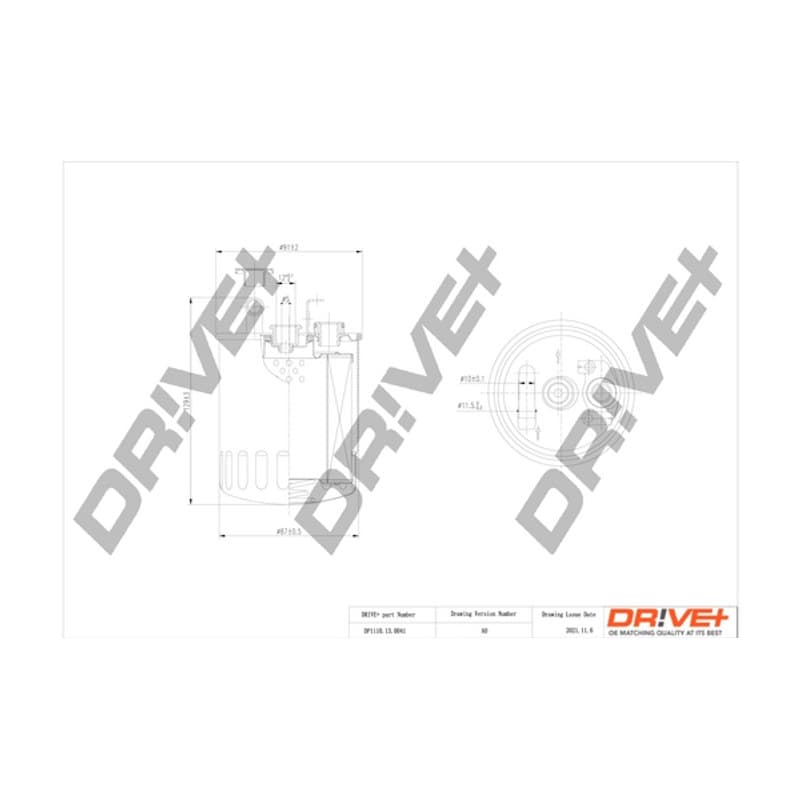 DRVE kuro filtras DP1110.13.0041