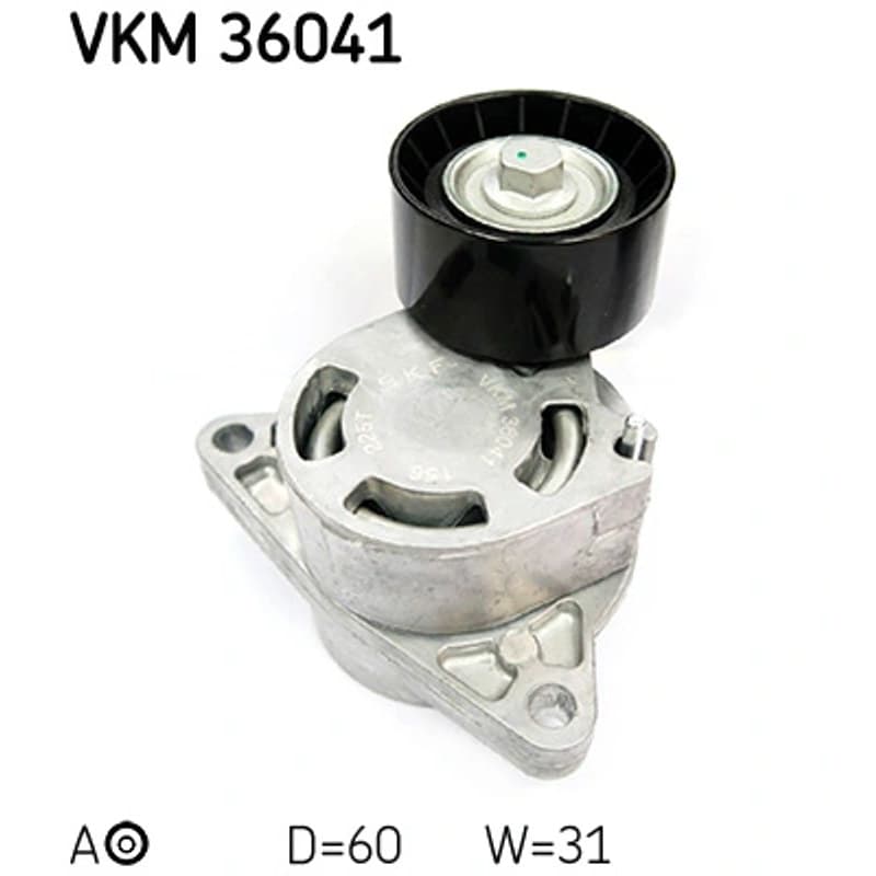 SKF VKM 36041 diržo įtempiklis, V formos rumbuotas diržas