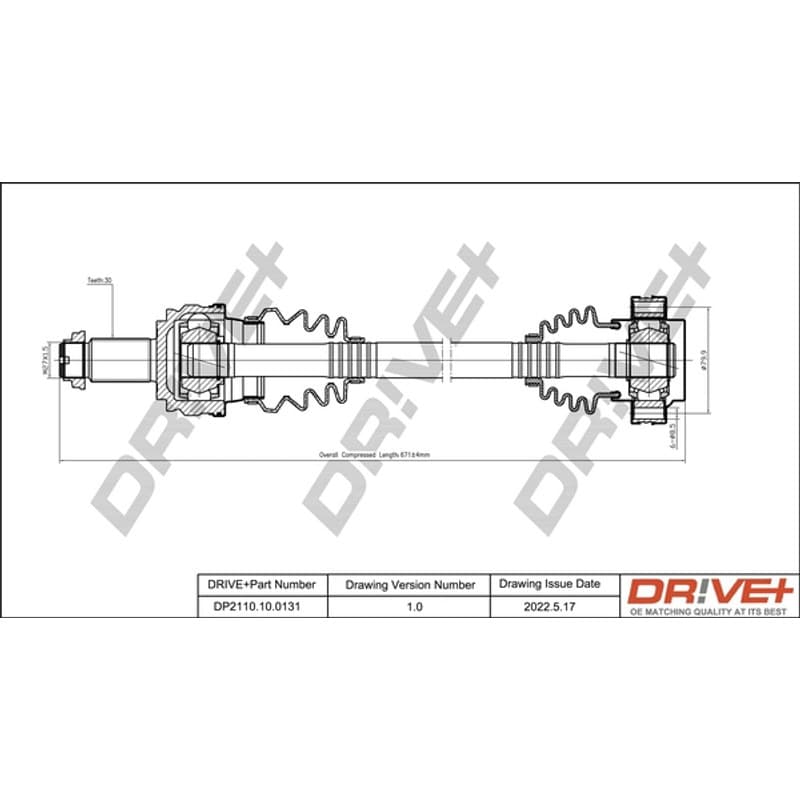 DRVE pusašis DP2110.10.0131