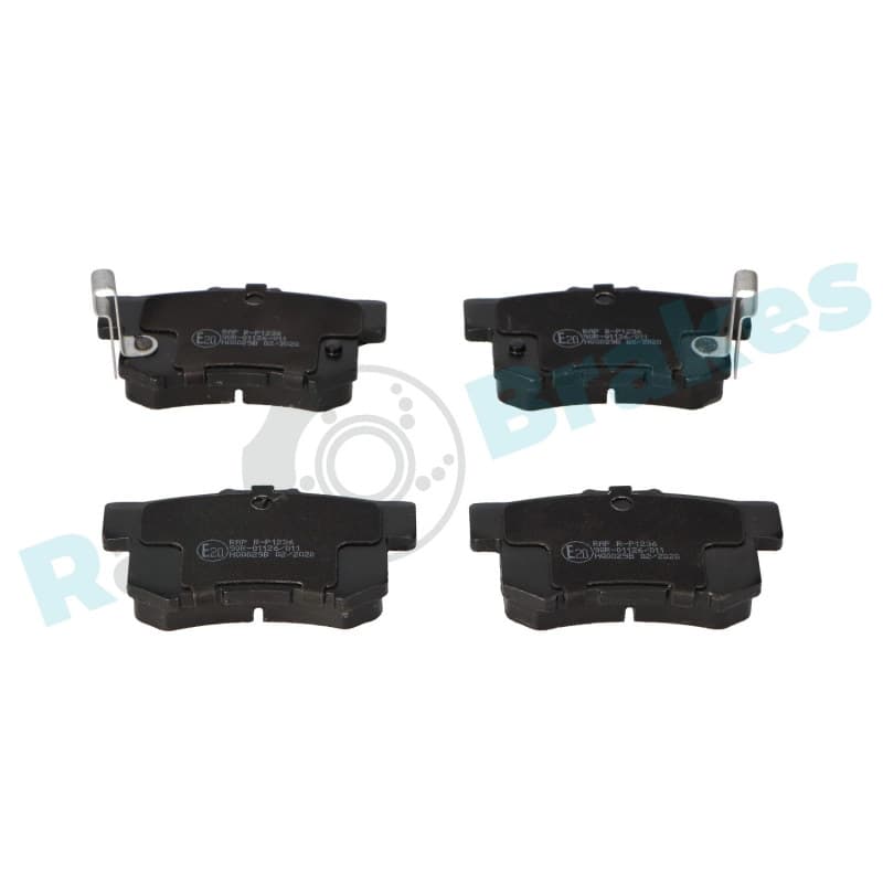 RAPBRAKES stabdžių trinkelių rinkinys, diskinis stabdys R-P1236