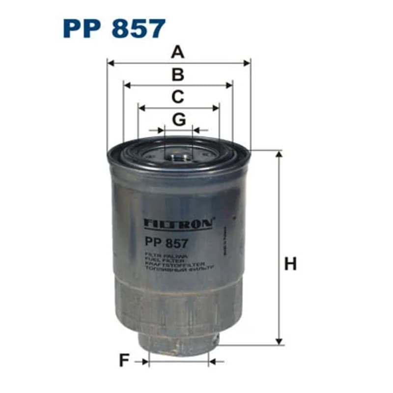 FILTRON kuro filtras PP 857