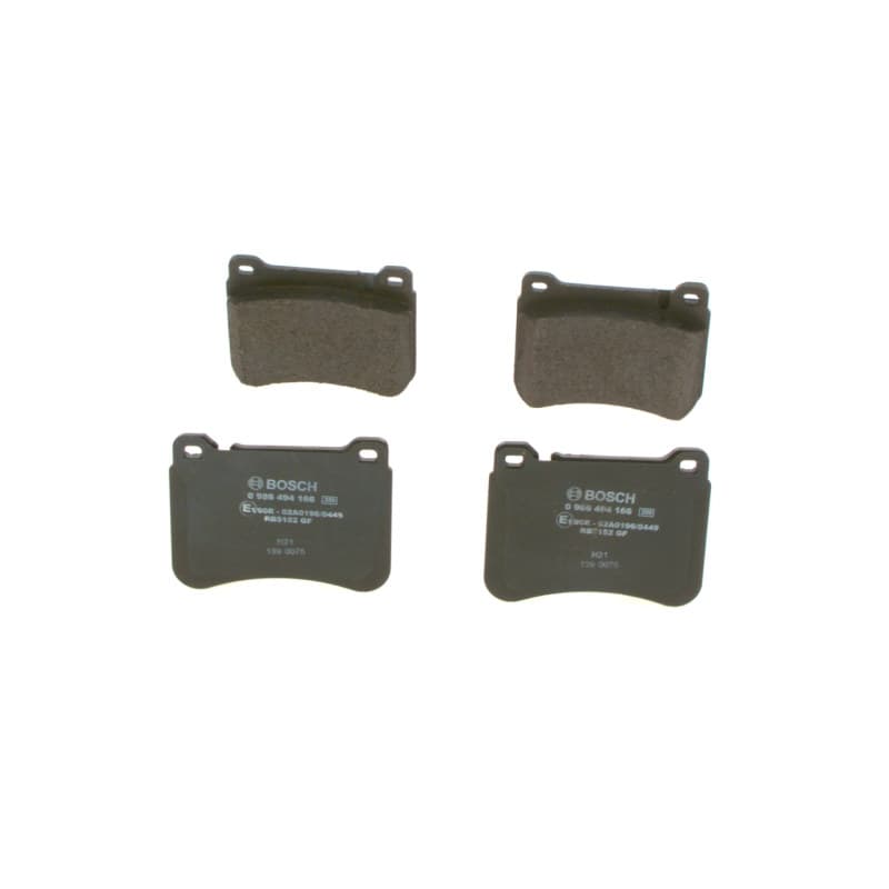 BOSCH 0 986 494 166 stabdžių trinkelių rinkinys, diskinis stabdys