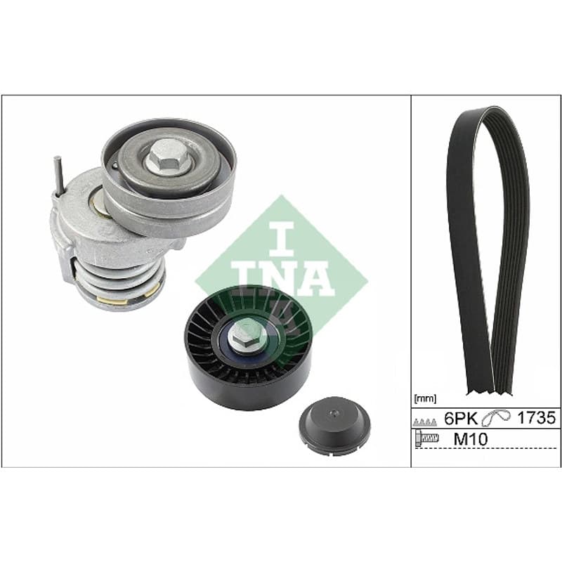 SCHAEFFLERINA V formos rumbuotas diržas, komplektas 529 0505 10