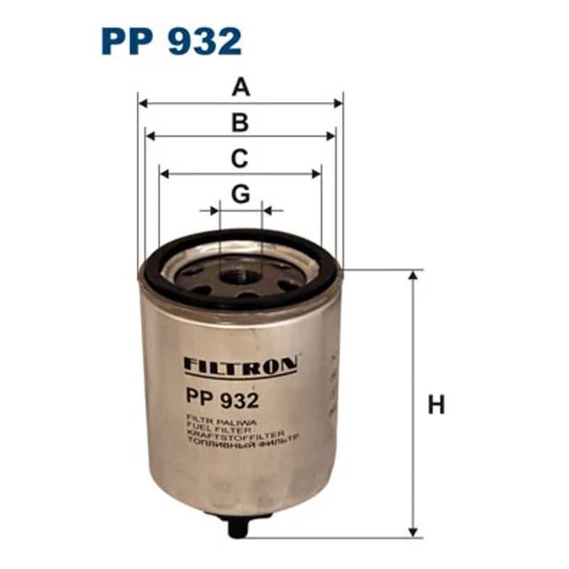 FILTRON Kuro filtras PP 932
