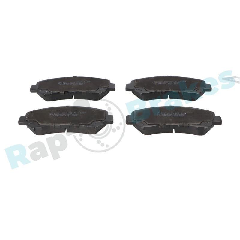 RAPBRAKES stabdžių trinkelių rinkinys, diskinis stabdys R-P1254