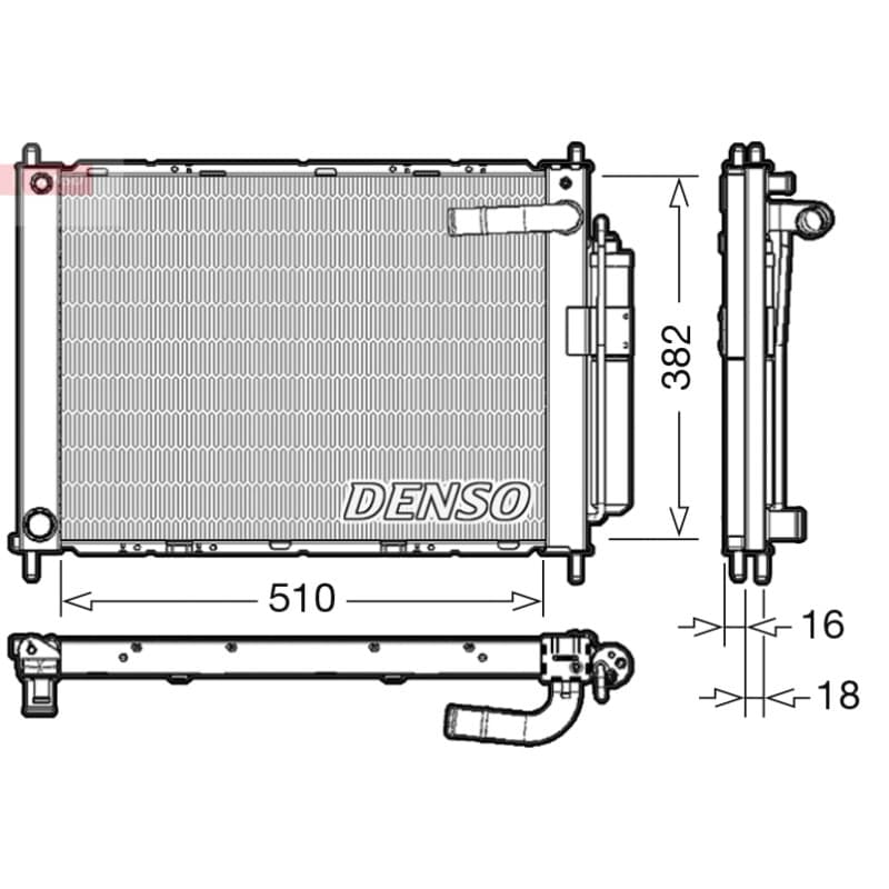 DENSO aušintuvo modulis DRM46101