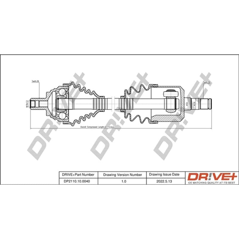 DRVE pusašis DP2110.10.0040
