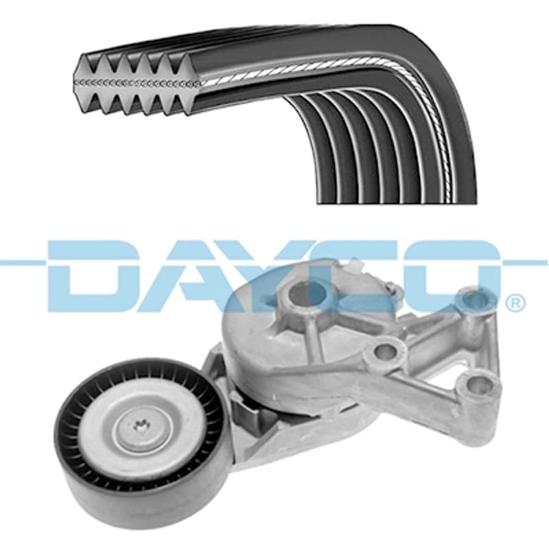 DAYCO V formos rumbuotas diržas, komplektas KPV267