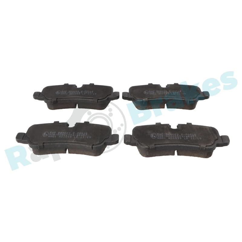 RAPBRAKES stabdžių trinkelių rinkinys, diskinis stabdys R-P0516