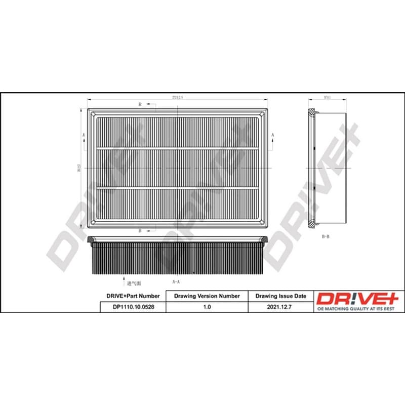 DRVE oro filtras DP1110.10.0528