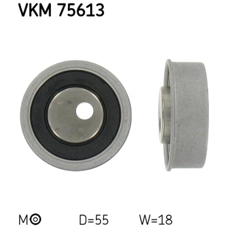 SKF VKM 75613 įtempiklio skriemulys, paskirstymo diržas