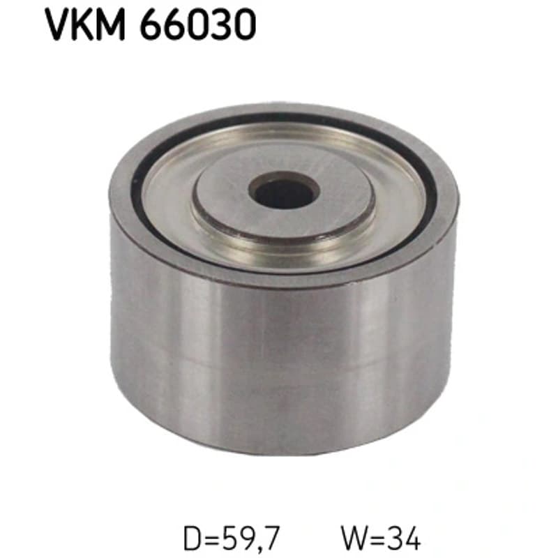 SKF VKM 66030 kreipiantysis skriemulys, V formos rumbuotas diržas