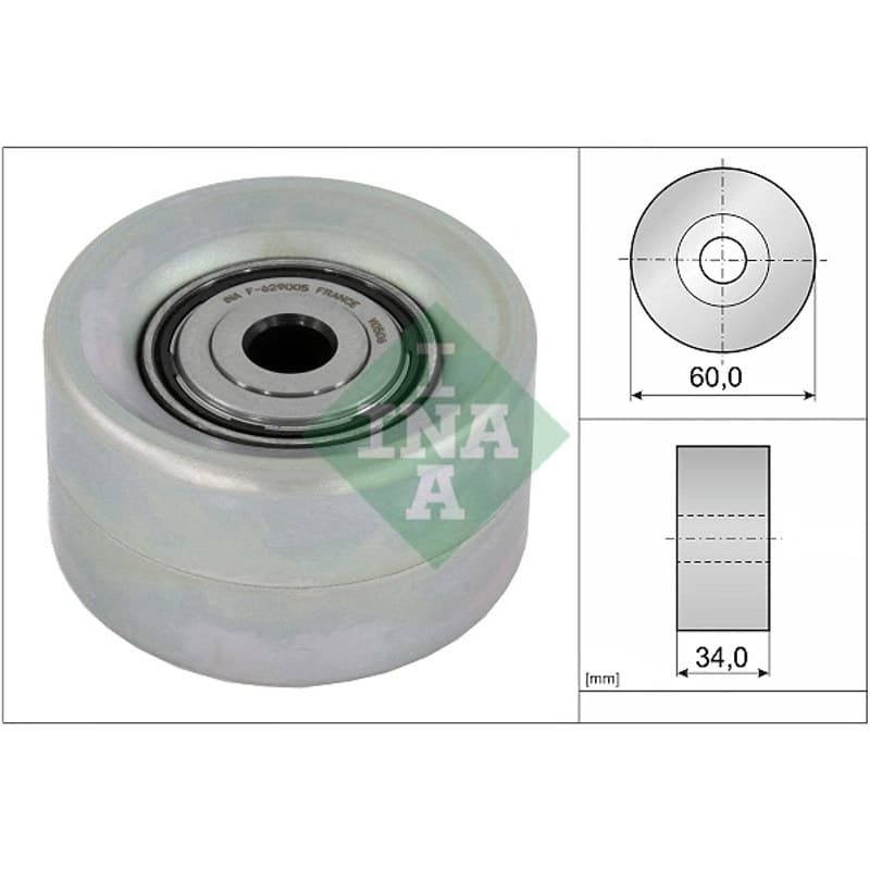 SCHAEFFLERINA kreipiantysis skriemulys, V formos rumbuotas diržas 532 0921 10