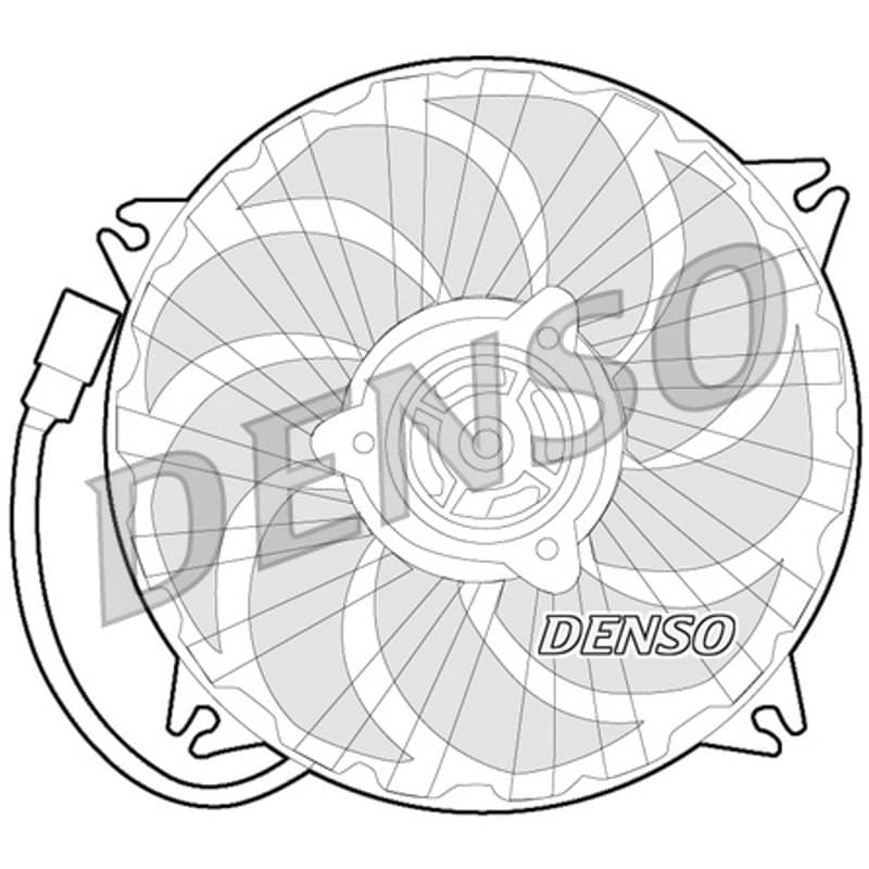 DENSO ventiliatorius, radiatoriaus DER21017