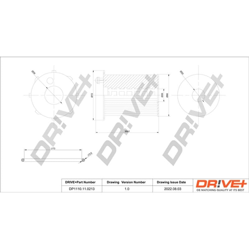 DRVE alyvos filtras DP1110.11.0213