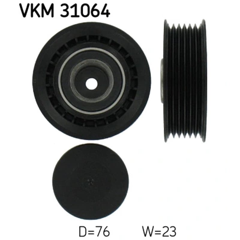 SKF VKM 31064 diržo įtempiklis, V formos rumbuotas diržas