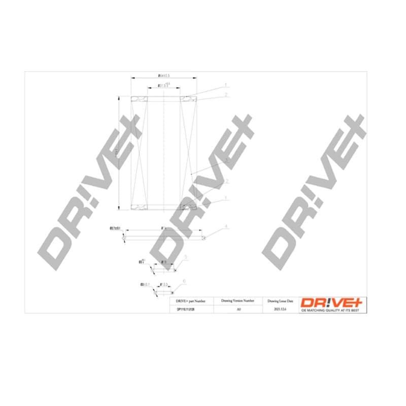 DRVE alyvos filtras DP1110.11.0126