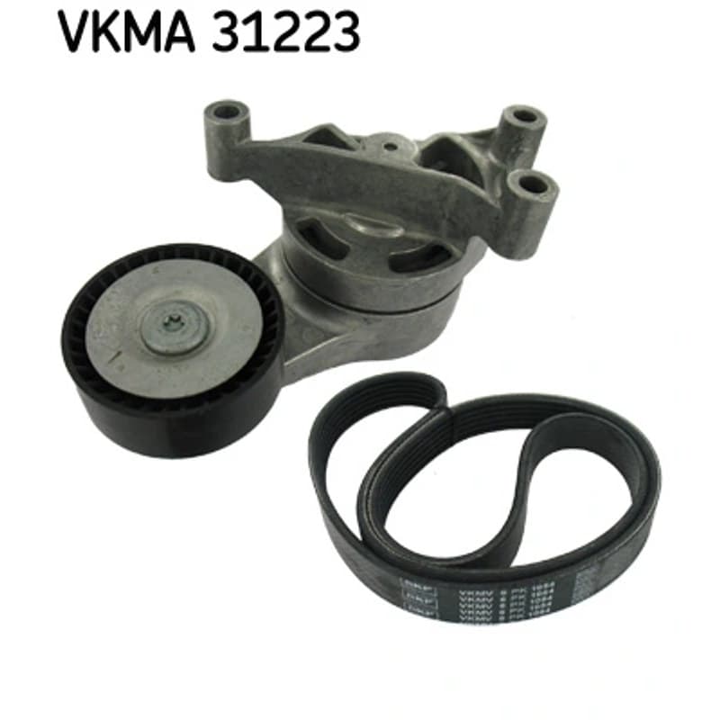 SKF VKMA 31223 V formos rumbuotas diržas, komplektas