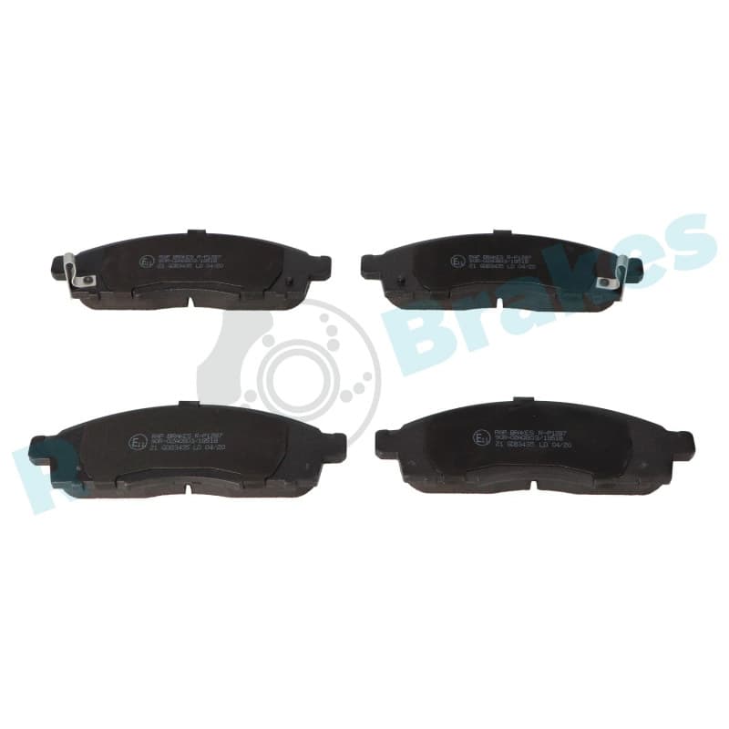 RAPBRAKES stabdžių trinkelių rinkinys, diskinis stabdys R-P1287