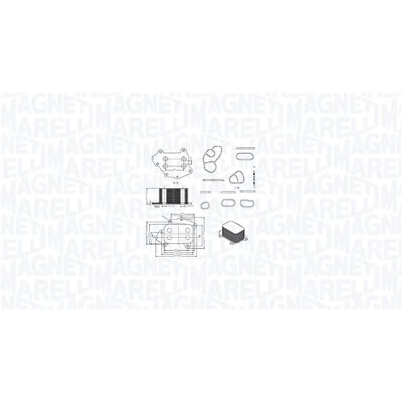MAGNETIMARELLI Alyvos aušintuvas, variklio alyva 350300002400