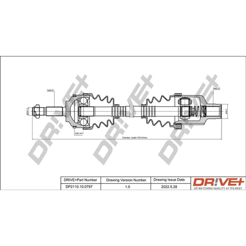 DRVE pusašis DP2110.10.0797