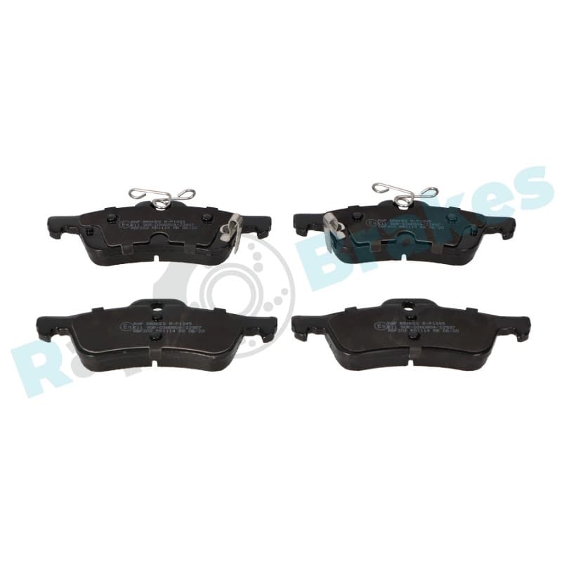 RAPBRAKES stabdžių trinkelių rinkinys, diskinis stabdys R-P1345