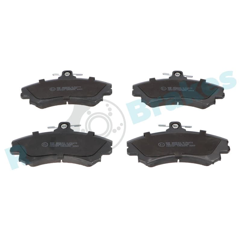 RAPBRAKES stabdžių trinkelių rinkinys, diskinis stabdys R-P0473