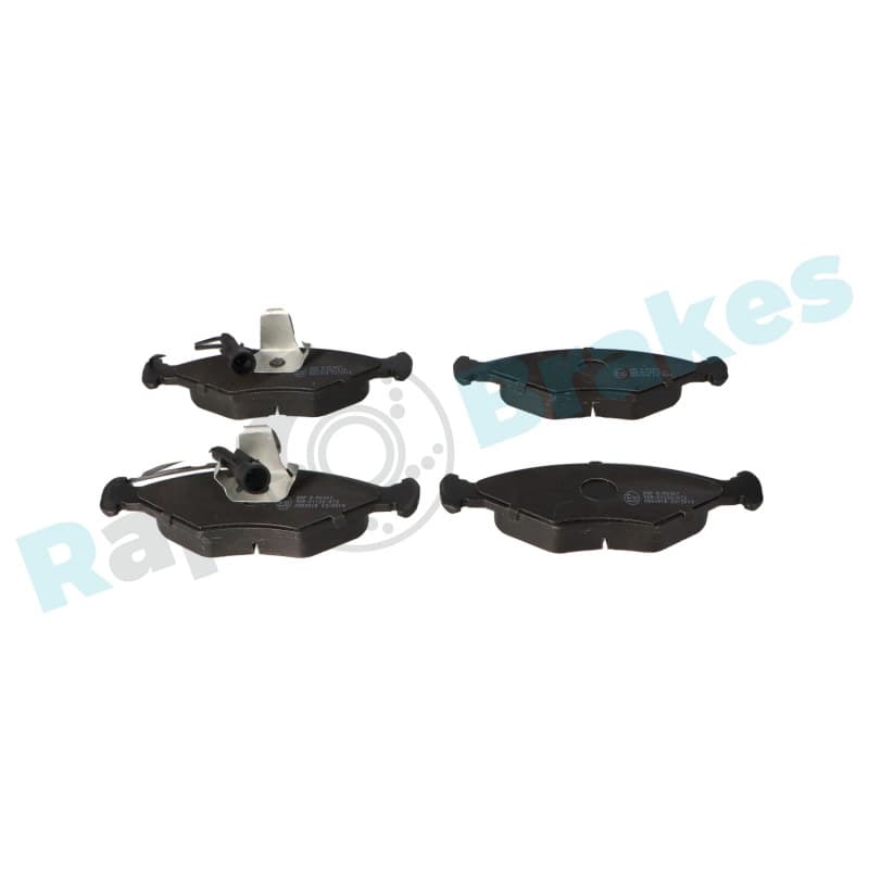 RAPBRAKES stabdžių trinkelių rinkinys, diskinis stabdys R-P0307