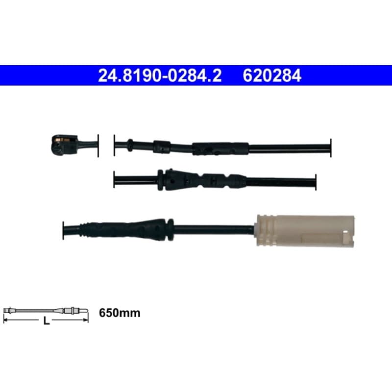 ATE įspėjimo kontaktas, stabdžių trinkelių susidėvėjimas 24.8190-0284.2