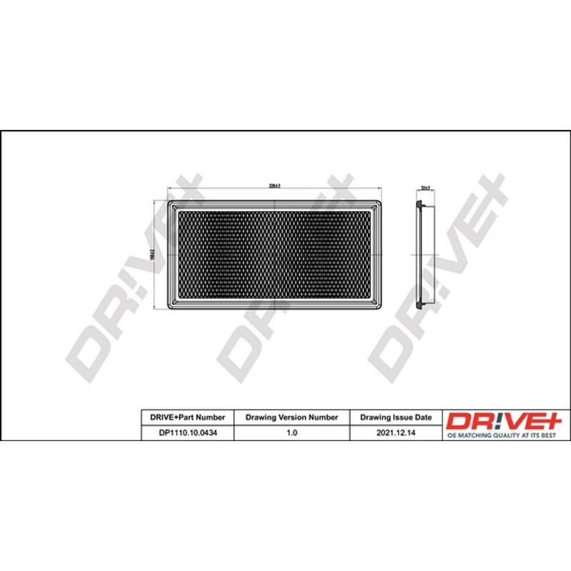DRVE DP1110.10.0434 oro filtras
